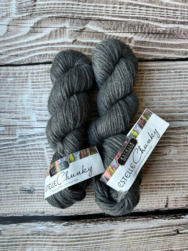 Estelle Chunky - Dark Grey - Bulky Weight