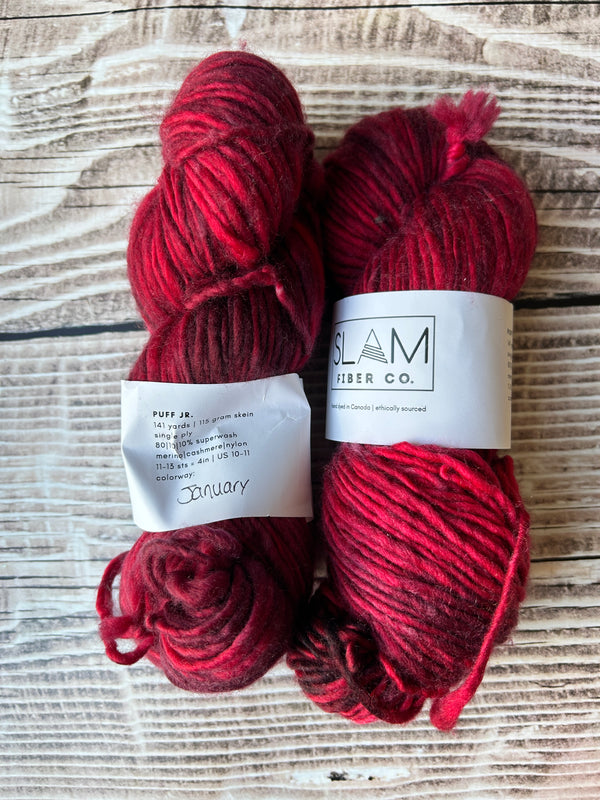 Slam Fiber Co - Jan Red - Bulky