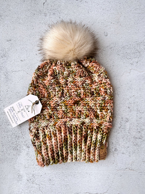 Revelstoke Double Brim Beanie - Adult - Candy Cane Forest