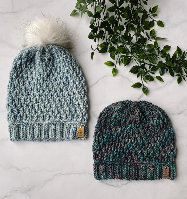 Timberline Beanie - Adult Slouchy- Cosmos